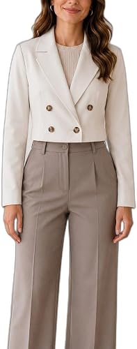 Womens Twill Crop Jacket