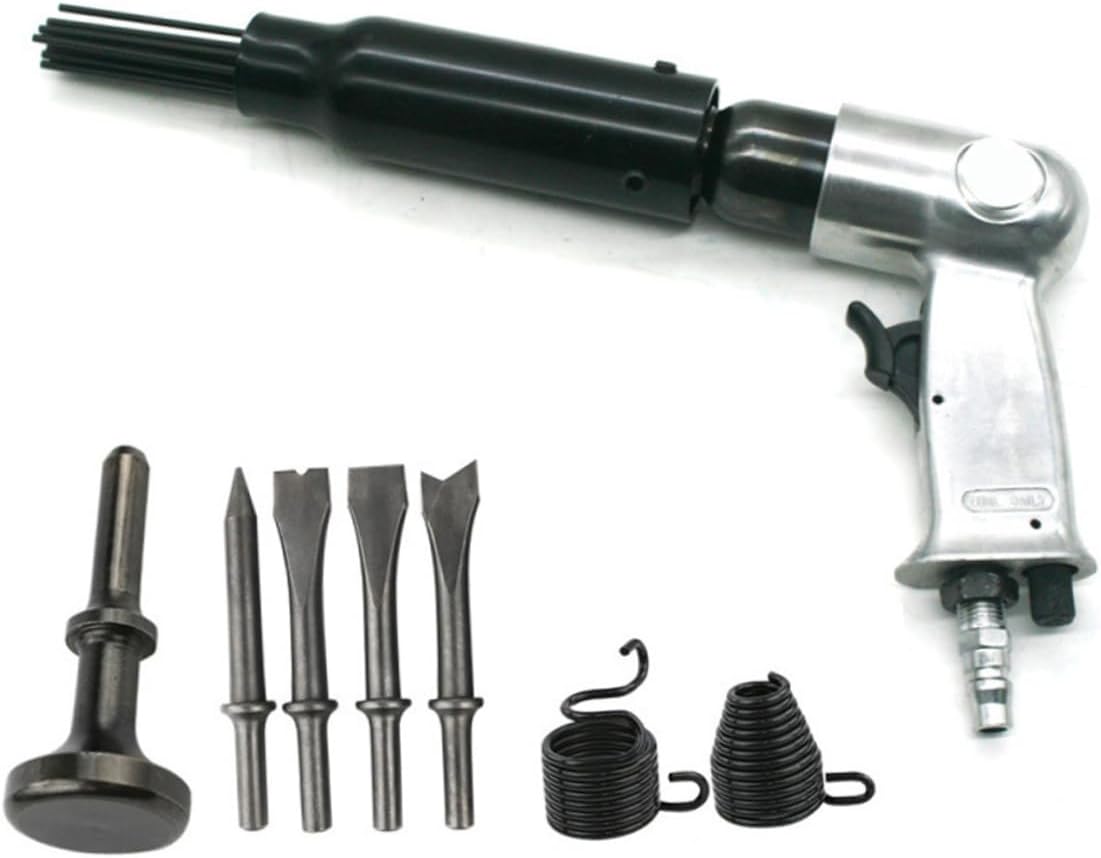 DOITOOL Needle Pneumatic Chisel Rust Removal for Efficient Rust Elimination for Mufflers Tailpipes and Repairs