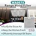 2 Pcs WA0575 Range Hood Filter with Cotton Layer, 14.4