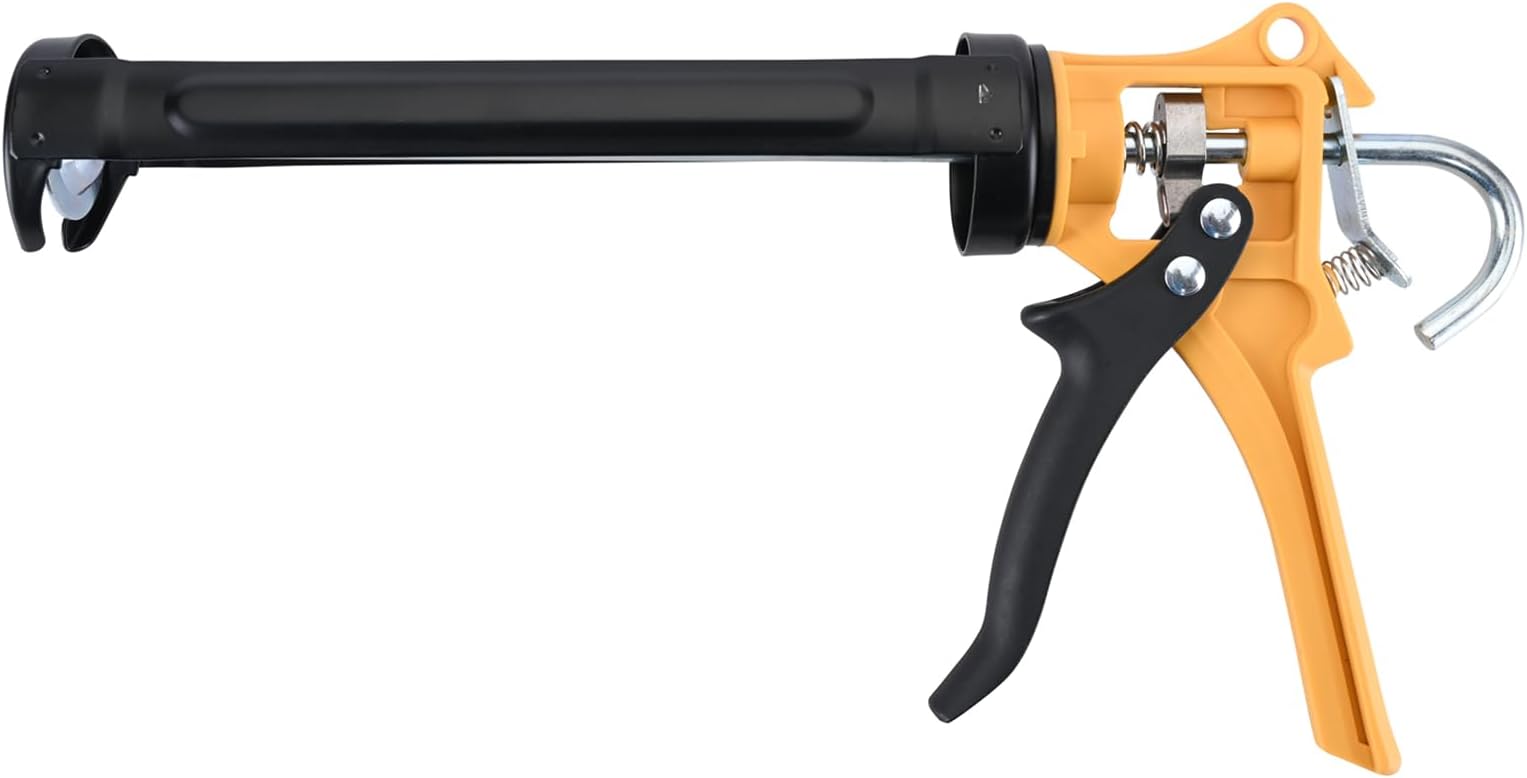 Cartridge Gun for sealant Application – Sika Sealant Gun – Easy Extrusion Rate – Durable – Low Maintenance – Fits 300 ml cartridges – Yellow