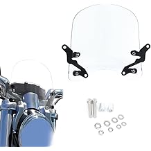 Xitomer Windshield Compatible with Harley VRSCF V-Rod Muscle 2009-2017 Motorcycle Windscreen Wind Deflector Windshield For Harley VRSCF V-Rod Muscle Part (Clear)