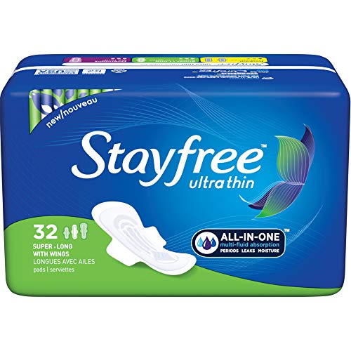 Stayfree Ultra Thin 32 Count Super-Long With Wings (2 Pack) #TOP2