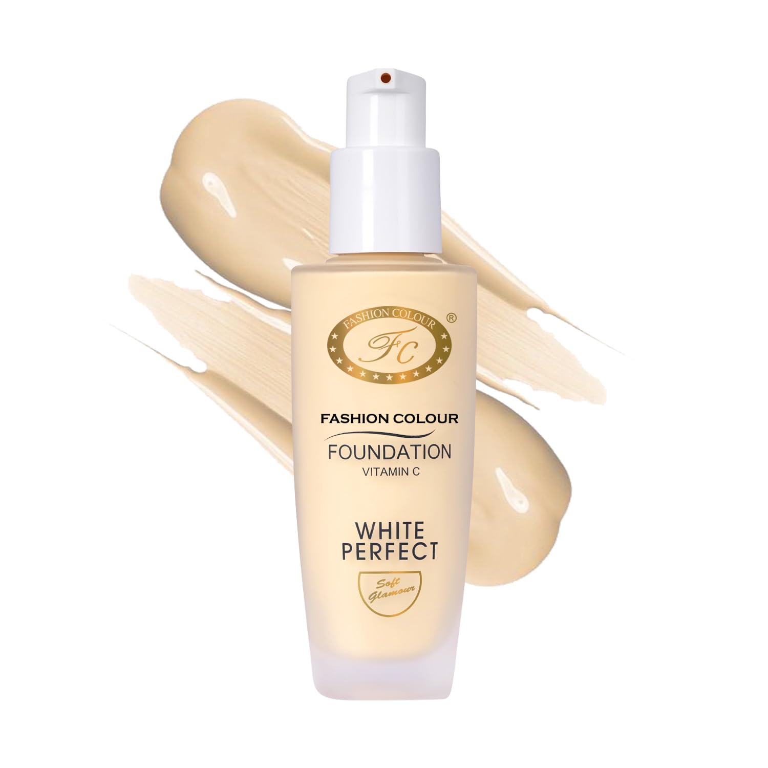 FASHION COLOUR Vitamin C Foundation | Water-Resistant | Medium to Buildable Coverage | Lightweight | Easy to Blend | With Vitamin C | 01 Pearl White | 40gm-image-19