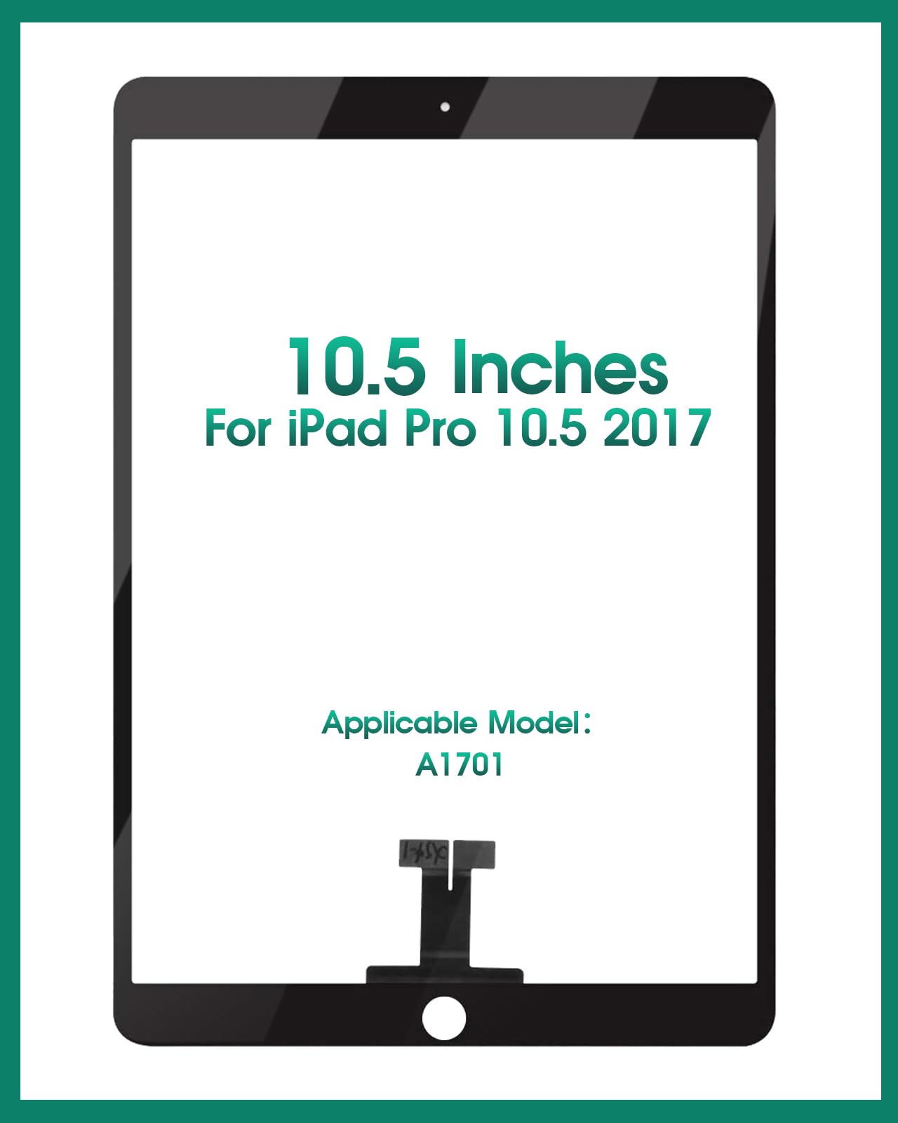 Amazon.com: SRJTEK for iPad Pro 10.5 2017 A1701 A1709 Touch Screen