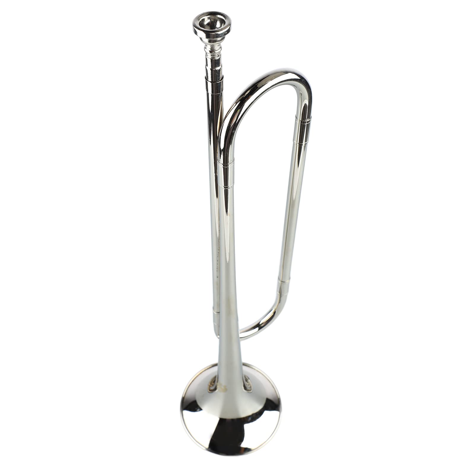 Tromba Cosiki, B Flat Bugle, Argento, Ottone, Si Bemolle, Classico, Per Bambini e Principianti