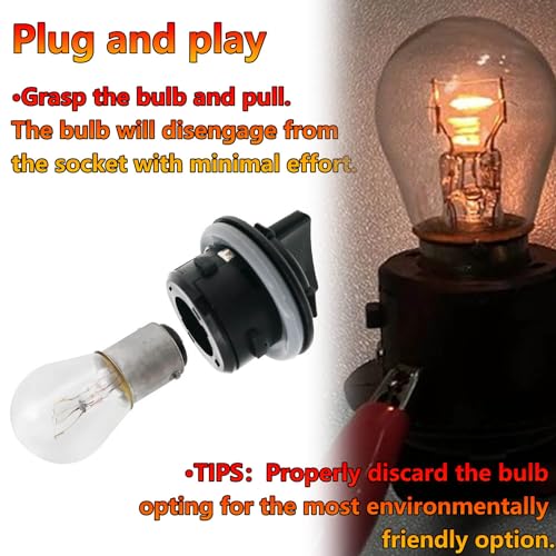 1PCS Front Turn Signal Lamp Socket 92166-3K000,Turn Signal Light Bulb Socket Holder Compatible with KIA 2007-2019 and Hyundai 2006-2018,OEM# 92166-3K000,921663K000 by BSNOVT - Image 6