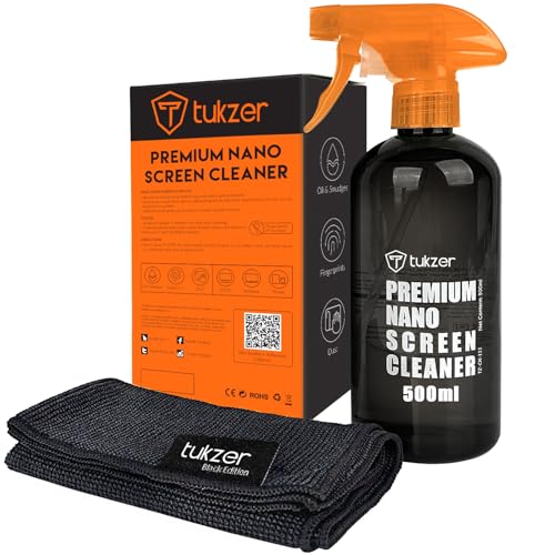 Tukzer 2-in-1 Professional Screen Cleaning Kit (500ML) for Camera, Lens, Binocular, Laptop, TV, Monitor, Smartphone, Tablet (Includes: Anti-Static Cleaning Liquid 500ml, Plush Microfiber Cloth) Tukzer 2-in-1 Professional Screen Cleaning Kit (500ML) for Camera, Lens, Binocular, Laptop, TV, Monitor, Smartphone, Tablet (Includes: Anti-Static Cleaning Liquid 500ml, Plush Microfiber Cloth)