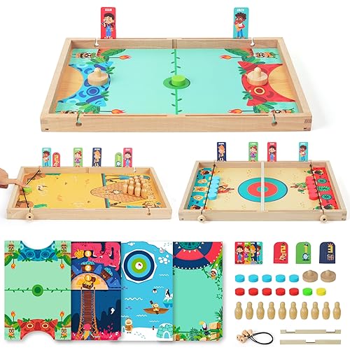 Juego de Mesa QZMTOY 10 en 1 para 3+ años miniatura 1