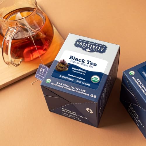 Image of Positively Tea, Organic Black Tea Bags, 20 Count
