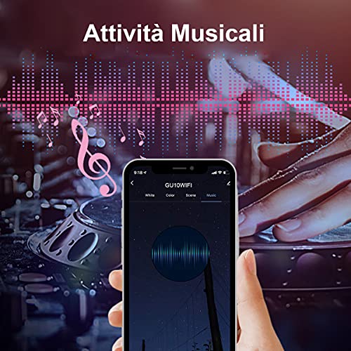 EXTRASTAR Alexa Lampadina LED GU10 Intelligente