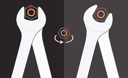 Miniatura 4 de GJ-0012 - Llave combinada de acero al cromo vanadio, métrica, 0.945 in