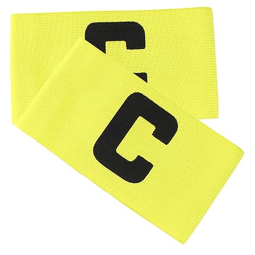OHPHCALL Sports Captain Arm Bands 2 Pack Soccer Captain Band c Adjustable Knot Elastic Comfortable for Youth