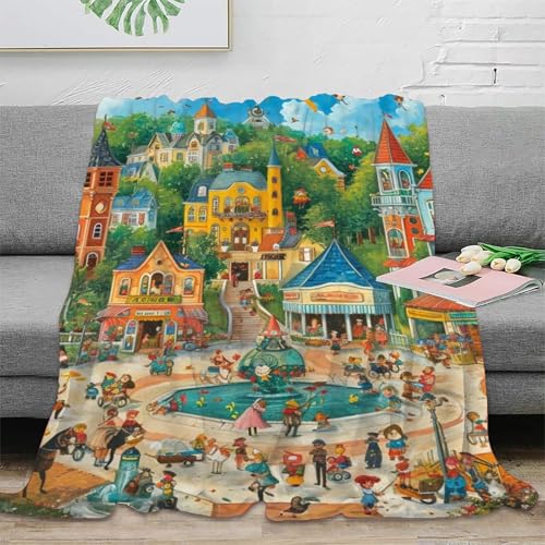 Couverture de voyage super douce et chaude pour canapé