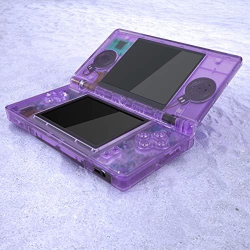 eXtremeRate Clear Atomic Purple Replacement Full Housing Shell for Nintendo DS Lite, Custom Handheld Console Case Cover with Buttons, Screen Lens for Nintendo DS Lite NDSL - Console NOT Included — view 6