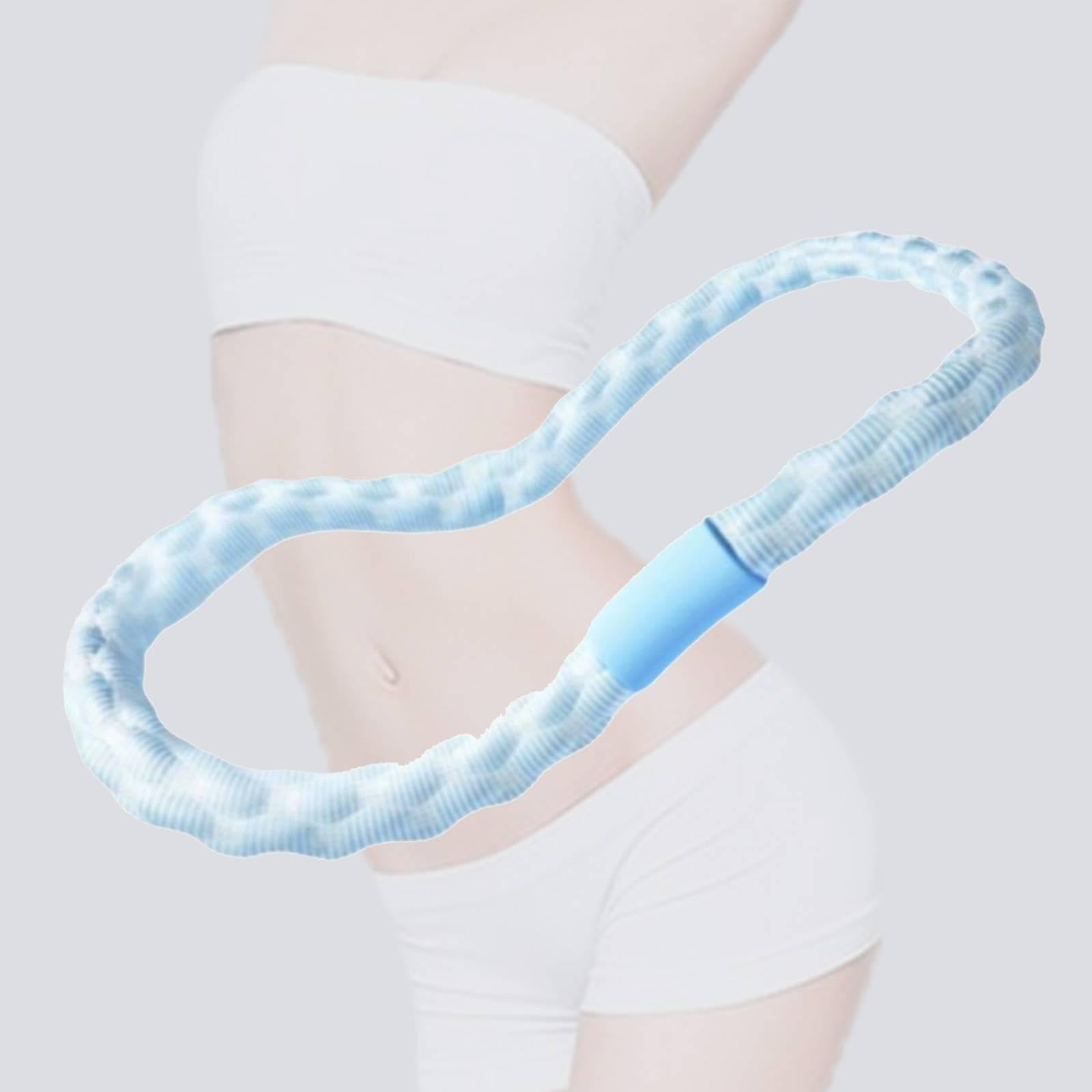 Fitness Hoop Anello Sport Cerchio Allenamento Addominali Portatile con Struttura Morbida Molla Interna Adatto a Principianti Uomini Donne Allenamento