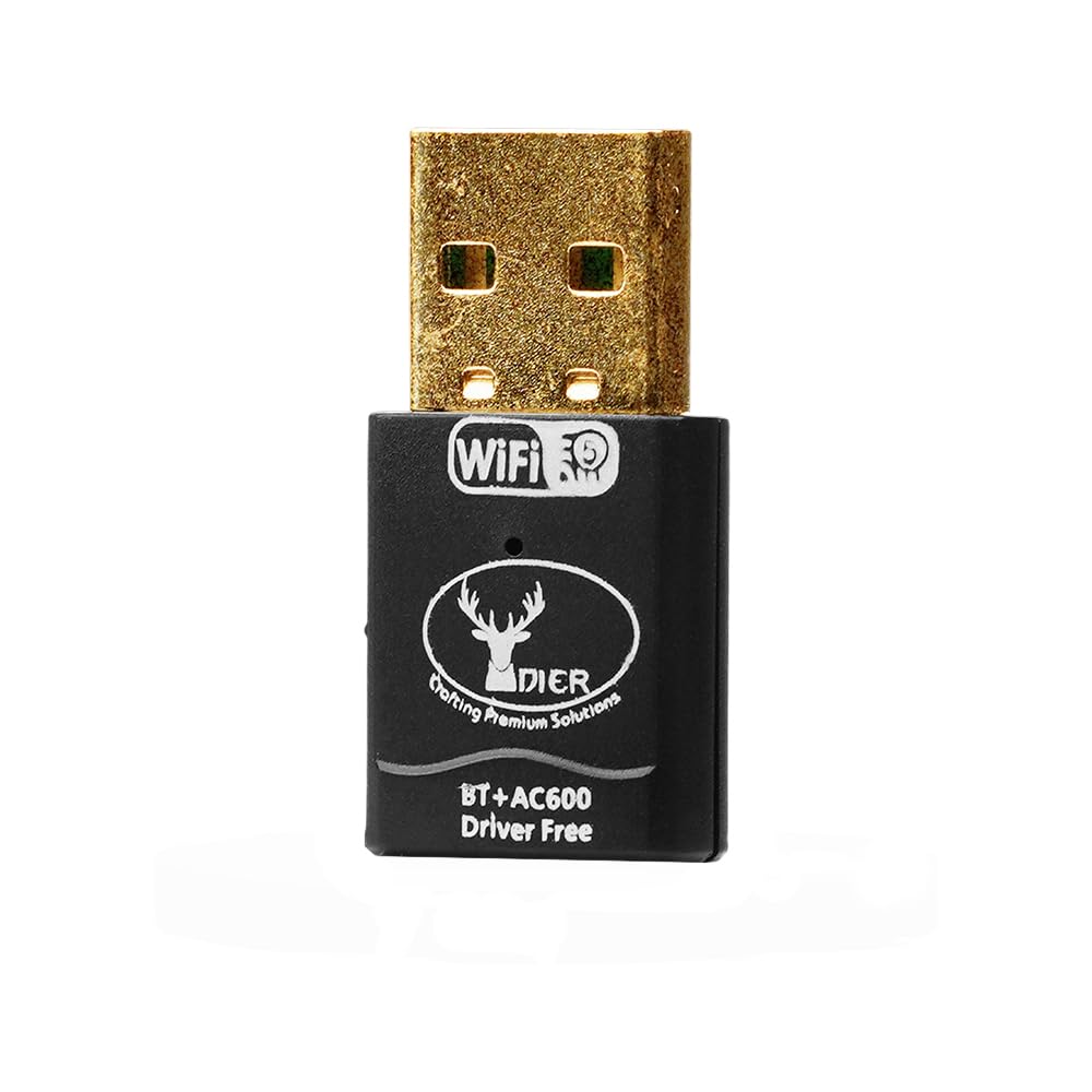 DIER Crafting Premier Solutions® USB WiFi Bluetooth Dongle Receiver Dual Band 150Mbps 2.4GHz Adapter BT 4.2 for PC Laptop Desktop Wireless Network Model Oslo 2 Year Warranty-picture-10