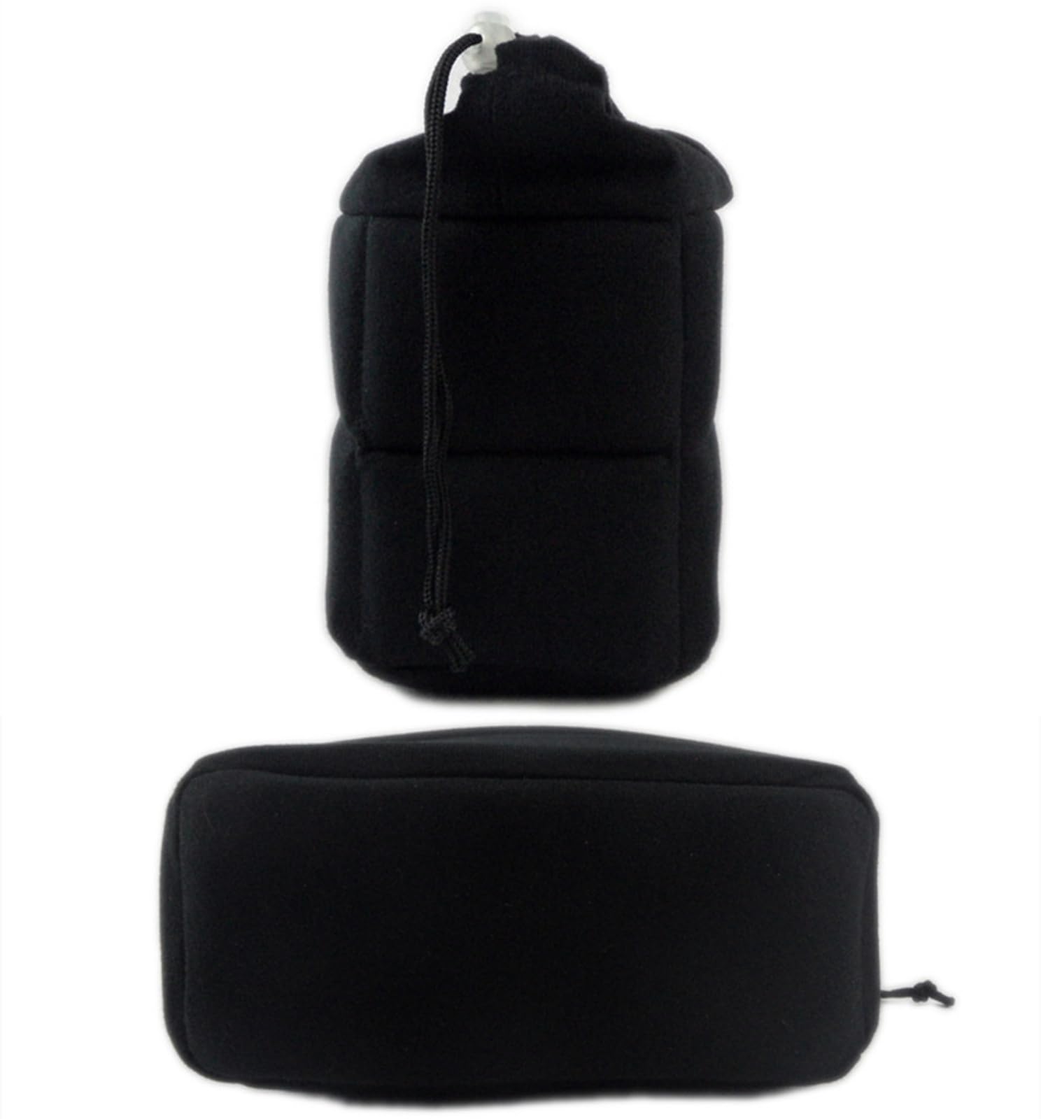 Imbottitura Interna per Fotocamera DSLR/CSC, Inserto Custodia Protettiva in Nylon o Morbido Velluto con Divisori Regolabili per Zaino e Borsa (Nero-08)