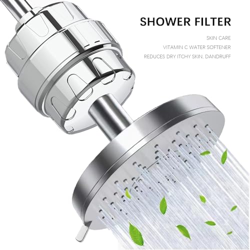 New High Efficiency Regenerative Shower Filter, Shower Filter to Remove Hard Water, Chlorine, Heavy Metals and More, Shower Filter to Dramatically Improve Skin and Hair - Water Softening Shower Filter by PALBAO - Image 8