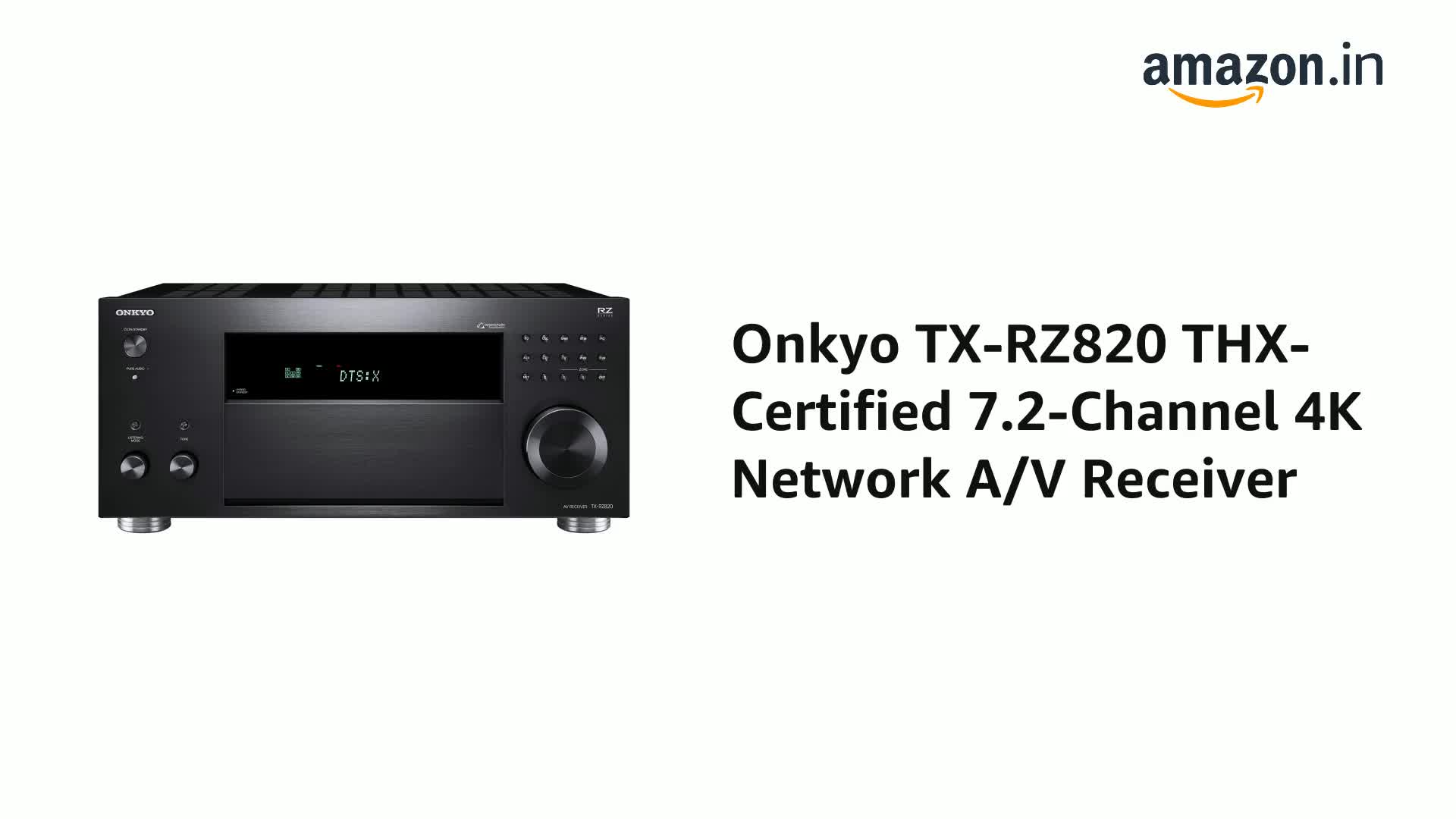 Onkyo TX-RZ820 THX-Certified 7.2-Channel 4K Network A/V