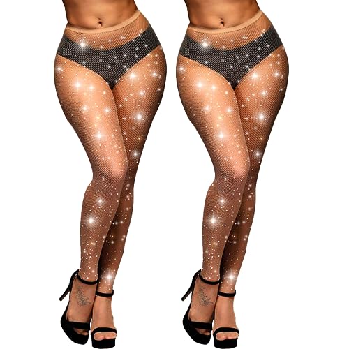 Collants résille pour sublimer une robe de soirée avec des bas scintillants