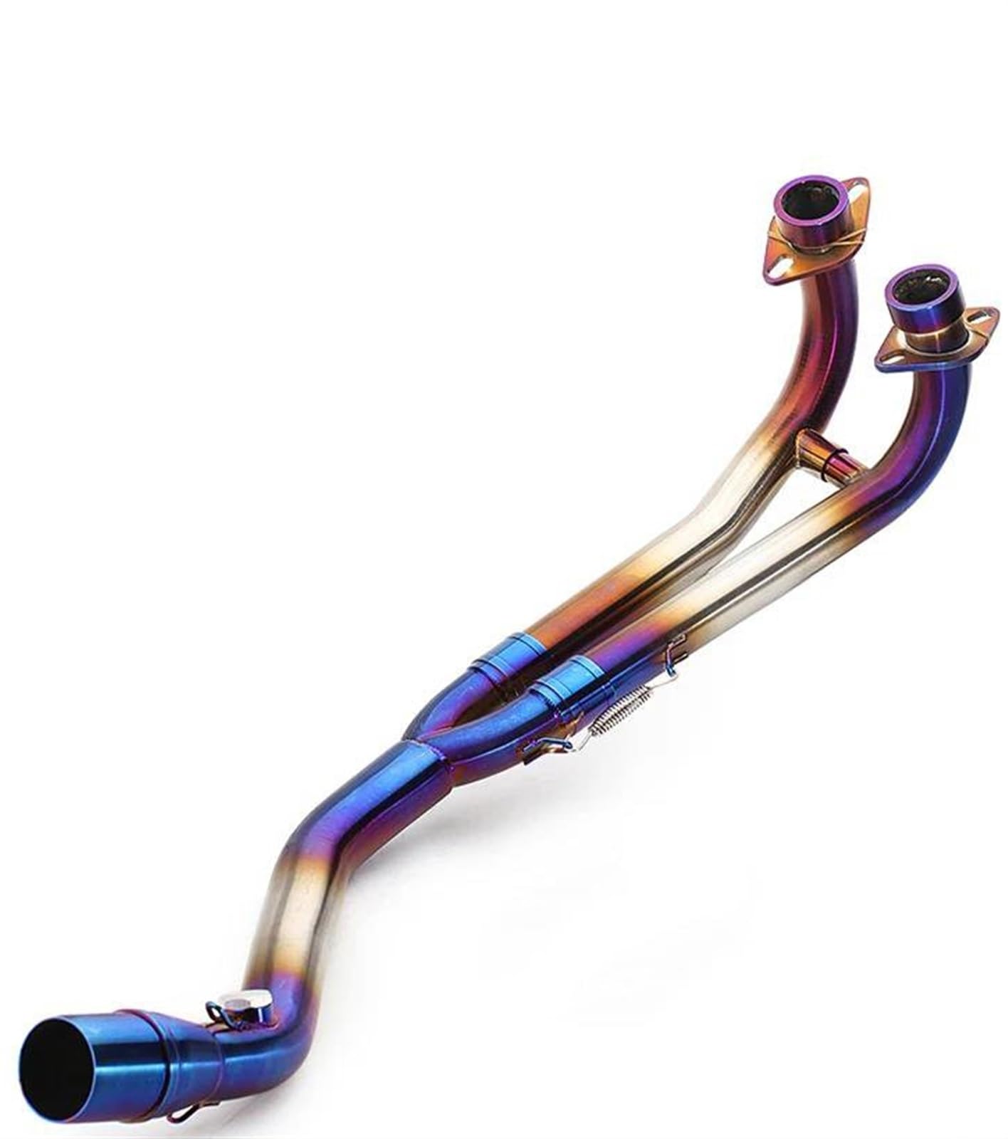 moto Sistema De Escape Sistema Completo Tubo Colector Para Yamaha T-max 500 530 Tmax500 Tmax530 2008-2016 Tmax530 Sin Escape Adaptador(Style 2)