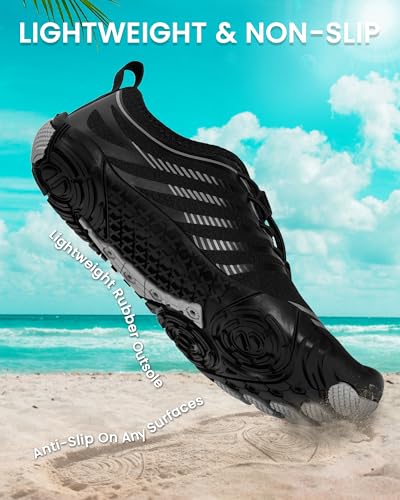 Image of Water Shoes for Women Men Quick-Dry Barefoot Shoes Breathable Aqua Socks for Swim Beach River Pool Lake Hiking Surfing Kayaking