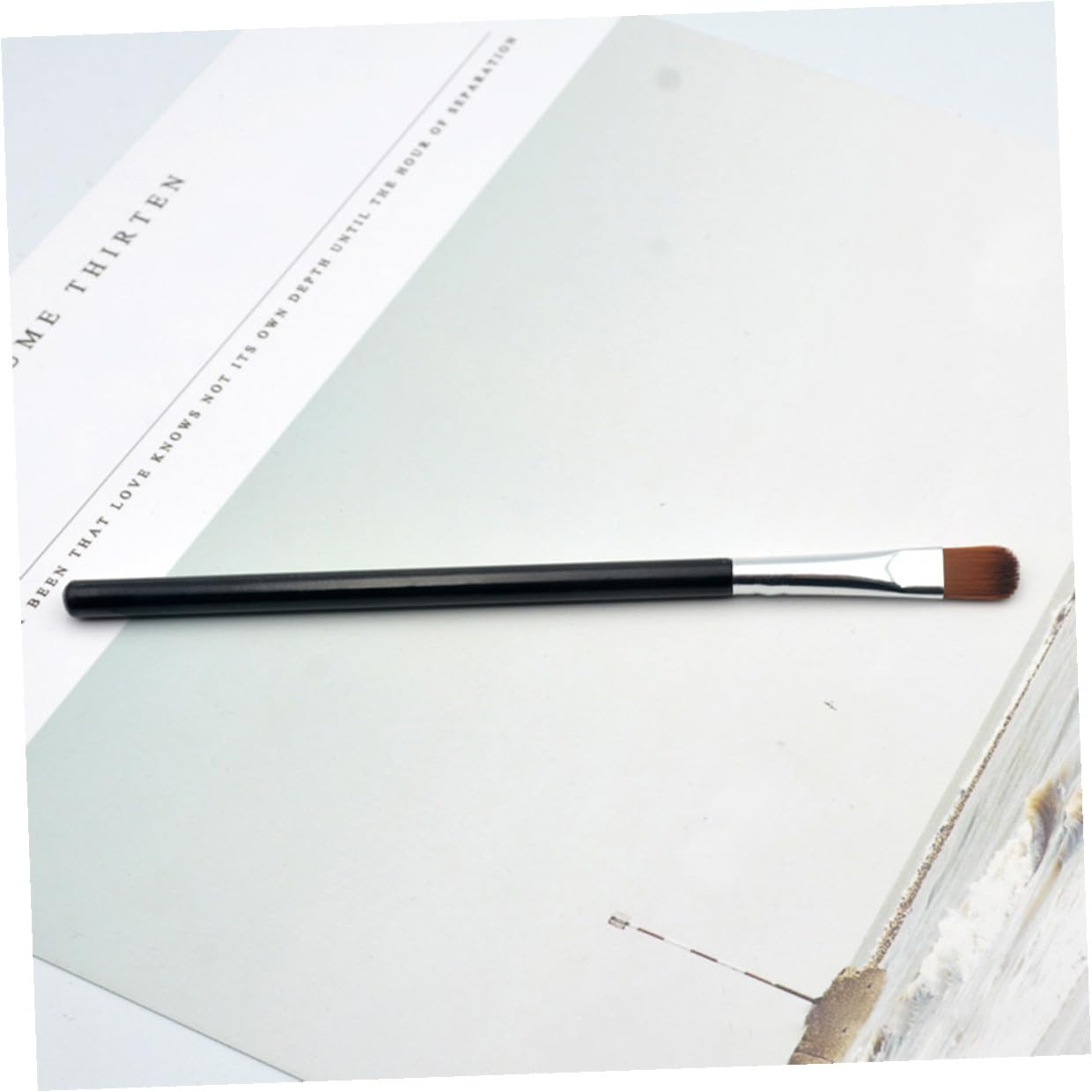 Gatuida 100stücke Lidschattenpinsel Mit Holzgriff Kosmetikpinsel Für Augen Make-up-werkzeuge Verblendpinsel Lidschatten-pinsel Augenpinsel Für Make-up Puderapplikator Make-up-pinsel Für Fr