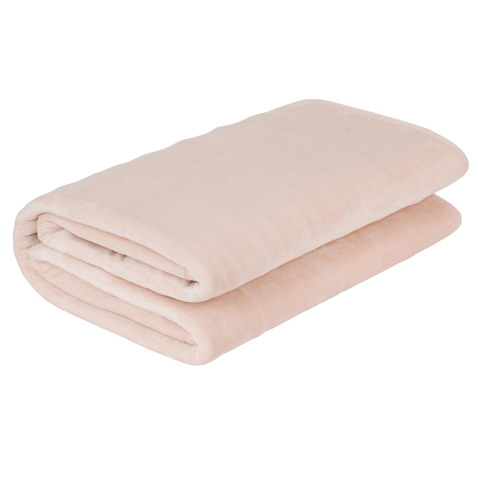 briebe Calienta Camas Eléctrico 150 x 80 cm, 8 Niveles Temperatura, Temporizador, Cama Individual, Rápido Calentamiento, Lavable, Suave, Forro Polar Beige, 60W, EB1135
