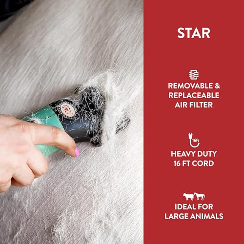 image for Lister Star Large Animal Clipper with Fine Blade for Horses, Cattle, S