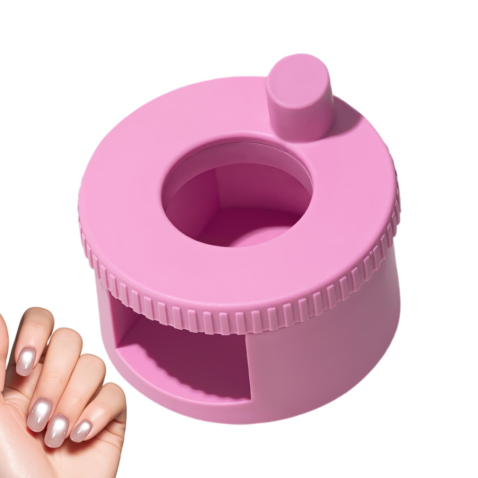Muiltvoe Magnet for Nails, Portable Rotating Manicure Tool, Gel Magnet Tool for Professionals, Beginners, Design, Home, Salon, Studio, Practice, Creative Styles