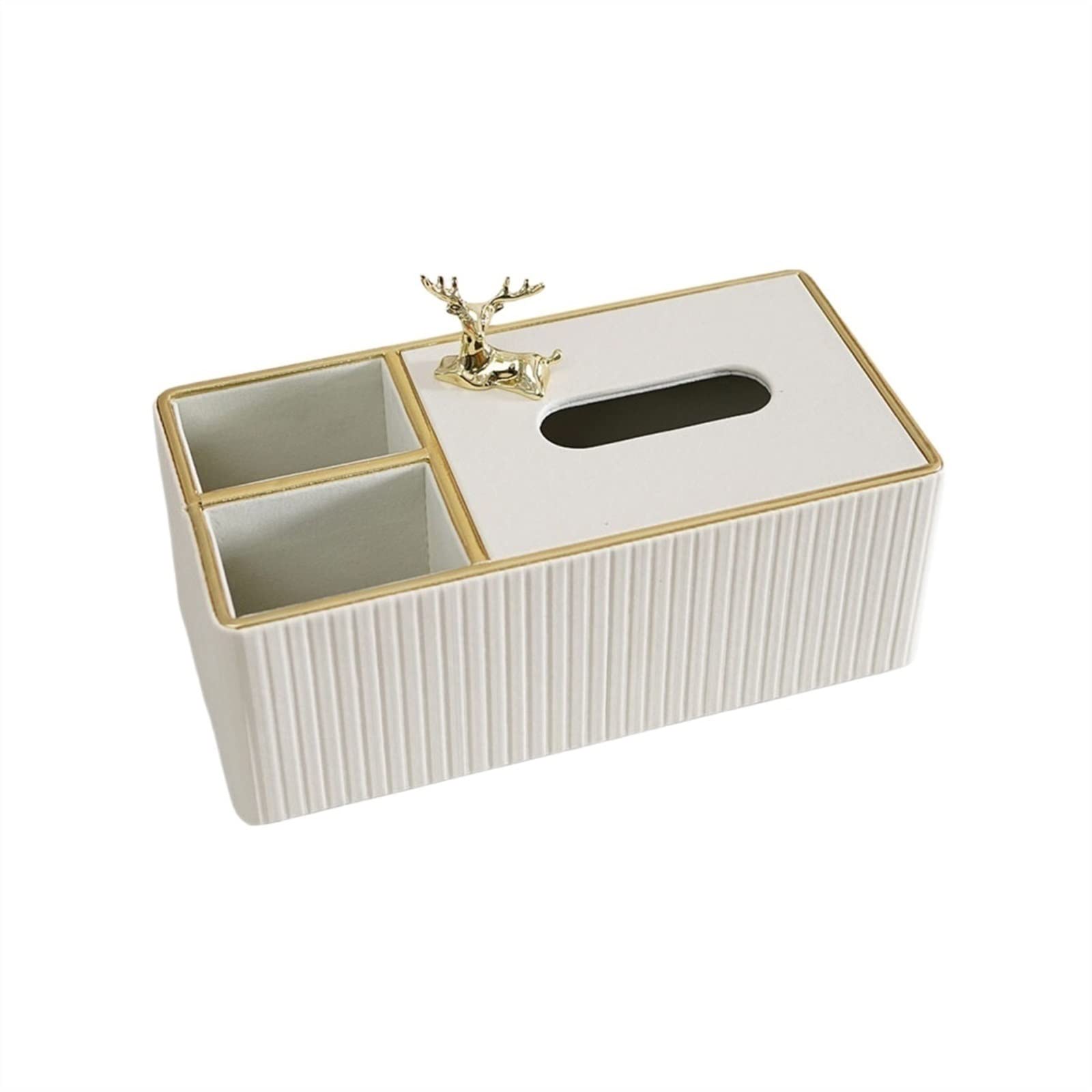 GTHTUHFD Tissue Box Cover Light Luxury Tissue Box Desktop Storage Tissue Box Home Decorative Paper Box Multi-Functional Storage Box Rack Desk Storage Organizer,B