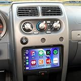 7 Inch Android 13 Car Stereo for Nissan Frontier 2001 2002-2004, Double Din Radio with Wireless CarPlay & Android Auto, 2GB+32GB, GPS Navigation, Bluetooth, WiFi, SWC, Backup Camera