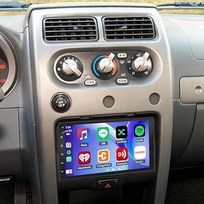 7 Inch Android 13 Car Stereo for Nissan Frontier 2001 2002-2004, Double Din Radio with Wireless CarPlay & Android Auto, 2GB+32GB, GPS Navigation, Bluetooth, WiFi, SWC, Backup Camera