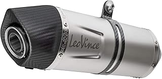 Endschalldämpfer LeoVince SLIP-ON SBK LV ONE EVO, Edelstahl, Carbon Kappe, mit Zulassung für Kawasaki Ninja 125 / Z 125