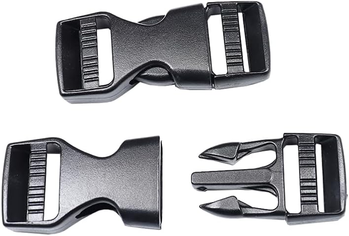 Quick Side Release Buckle, Heavy Duty Plastic Snap Buckle Clip Clasp Fasteners for Backpack Strap