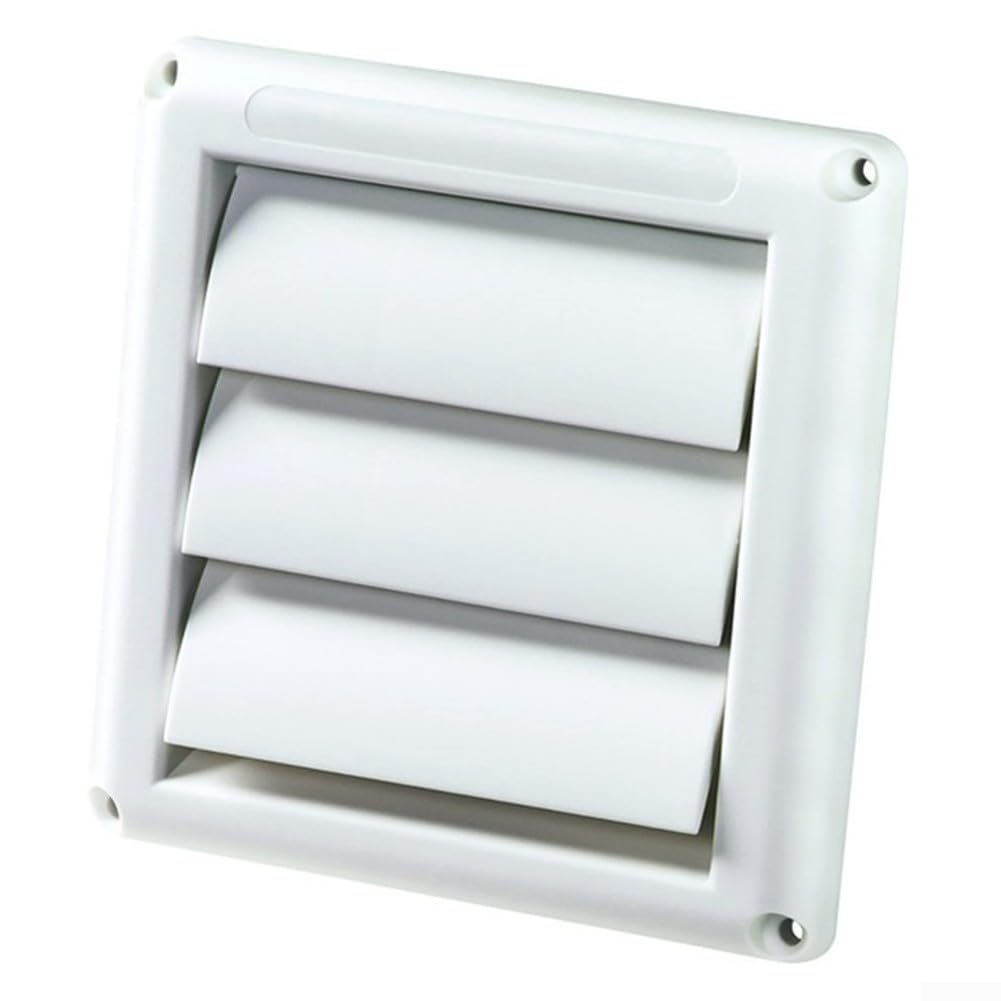 Ventilation Exhaust Cover Gravity Flaps for External Walls Featuring Automatic Closure for Extractor Fans Cooker Hoods and Air Duct Systems Weatherproof
