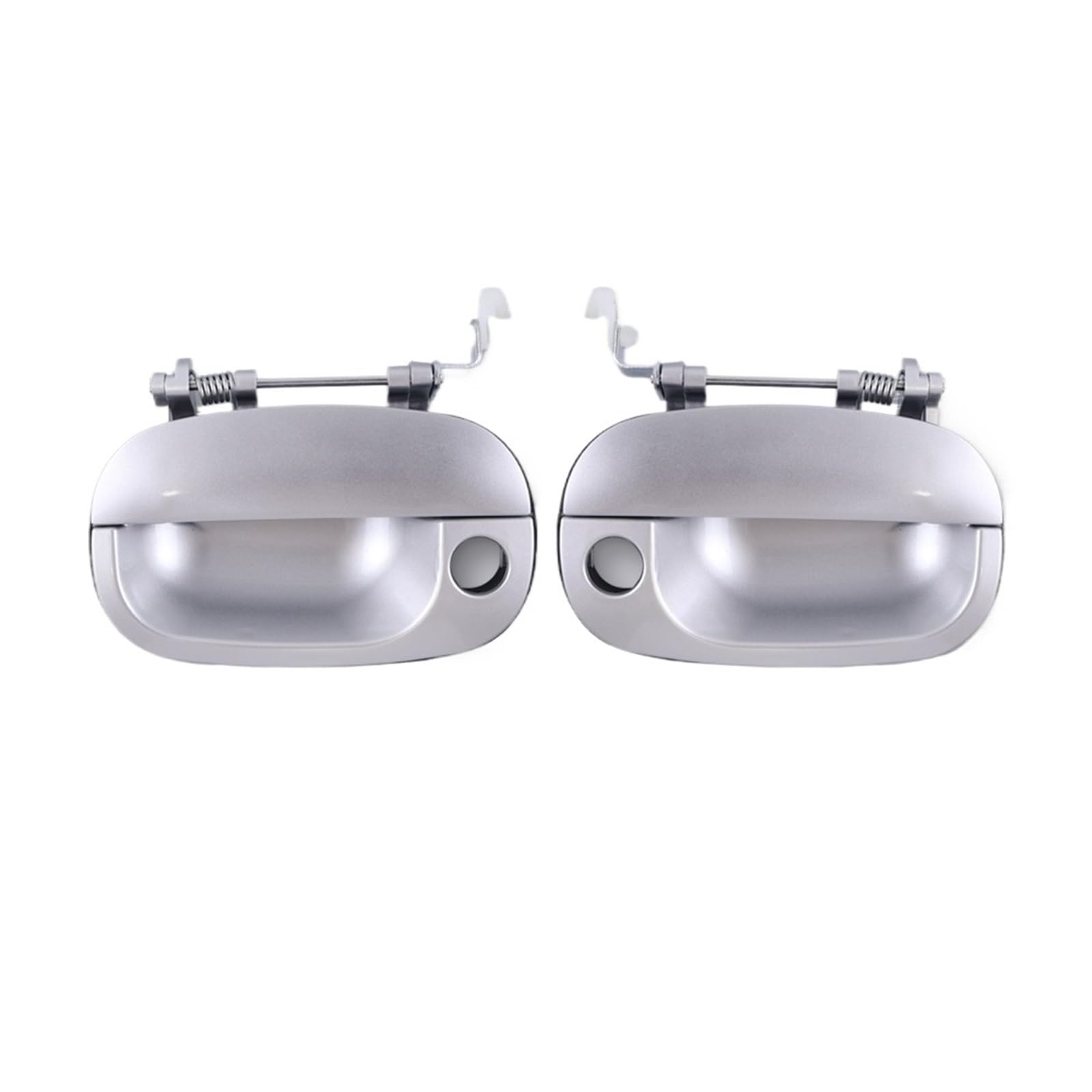 JYJYGDM for Silver Grey Front Door Outside Handle for for Starex 1997-2005 for Jac for Refine(1 Pair)