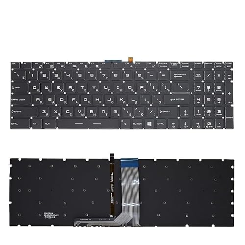 MSI GT72 GS63 GE72 GL62M CX72 PX60 GE62 GP62 GV62 CR72 GL65 PE70 PE60p US/RUobNCgtm[gp\RL[{[h(RU White Backlit)