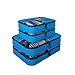 Packing Cubes - 5 pc Value Set Luggage Organizer - 2 Large & 2 Medium + Bonus Shoe Bag Included - Lifetime Guarantee - By Bingonia Travel Accessories
