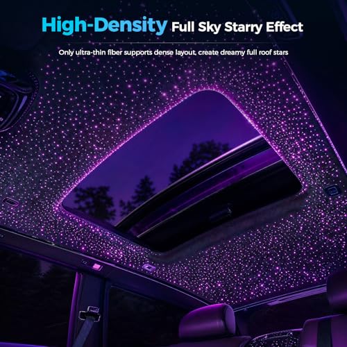 Luces de estrella de 10 pies con sensor de sonido activadas por ritmo 3