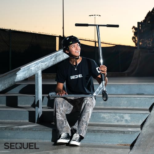 Image of Sequel Rise Stunt Scooter - Complete Pro Trick Scooter with Aluminum Frame, 110mm Wheels, 220 lbs Weight Capacity, Ages 8+