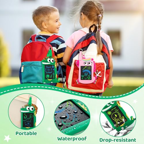 Tableta de Escritura LCD 4.5 Pulgadas, Tablero de Dibujo Electrónico, Colorida Pizarra Tableta Electrónica Gráfica Pizarra Infantil Juguete de Regalo Cumpleaños para Niñas y Niños de 3-12 Años(Verde) - imagen 3