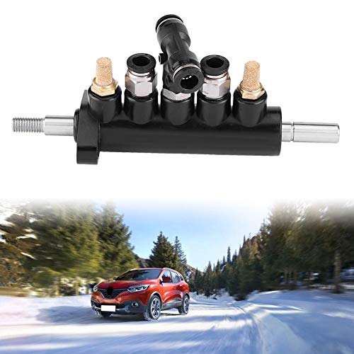 Image of Foot Control Air Valve, Aluminum Alloy Air Control Valve Foot Pedal Valve for Tire Changer Machine Supplies Tool Type A(#3), Black and Silver