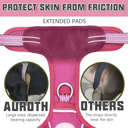 Image of AUROTH Dog Harness for Large Dogs, No Pull Tactical Dog Vest Heavy Duty