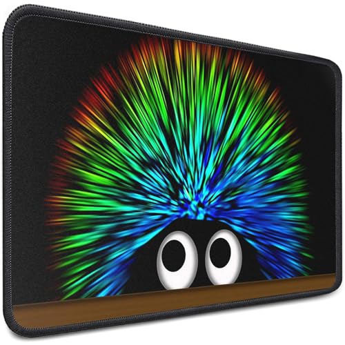 Sidorenko Tapis de Souris - 280 x 200 x 2mm - Mouse Pad - Surface spéciale améliore la Vitesse et la précision I Base en Caoutchouc Antidérapant Surface I Noir