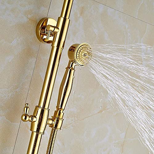 Ensemble de Douche Robinets de Baignoire anti-calcaire pour pose murale facile