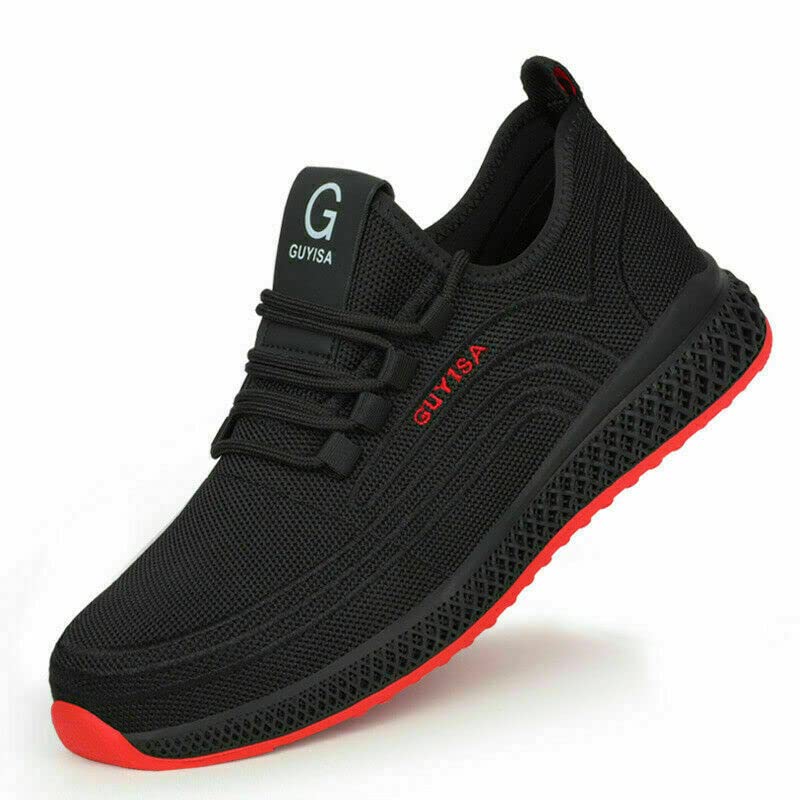 Mens Safety Shoes Boots Steel Toe Cap Work Trainers Sneakers Lightweight Slip Resistant Breathable Protective Boots