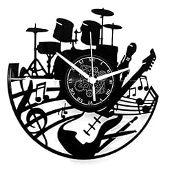 Instant Karma Clocks Horloge Murale en Vinyle LP 33 Tours idée Cadeau Vintage Faite Main Maison Guitare Musique Clavier Batterie - Les Beatles, Paul McCartney, John Lennon, RIngo Starr, George Harrison