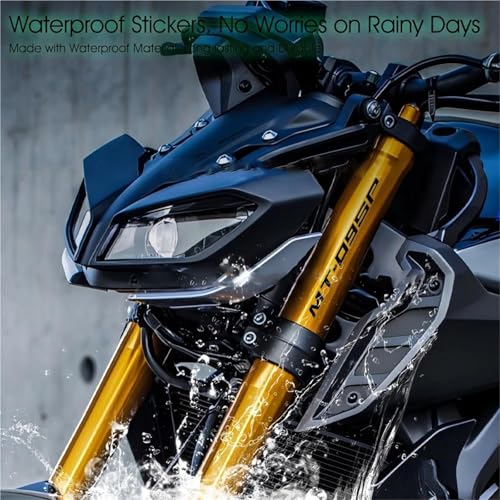 Stickers étanches Yamaha MT09 protégeant le réservoir des rayures - 5