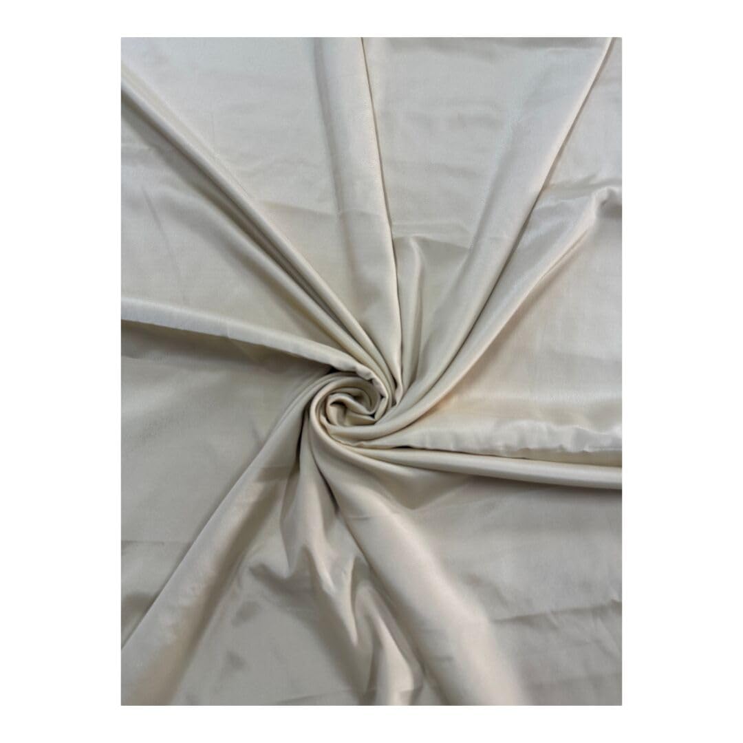 Natural Crepe Fabric for Saree, Dress, Kurta, Palazzo, Anarkali, Mens Kurta | 44 Inch Width | Soft Opaque Fabric | No Inner Lining Needed | Available in 2/4/6/8 Meter- Bulk Quantity-image-26